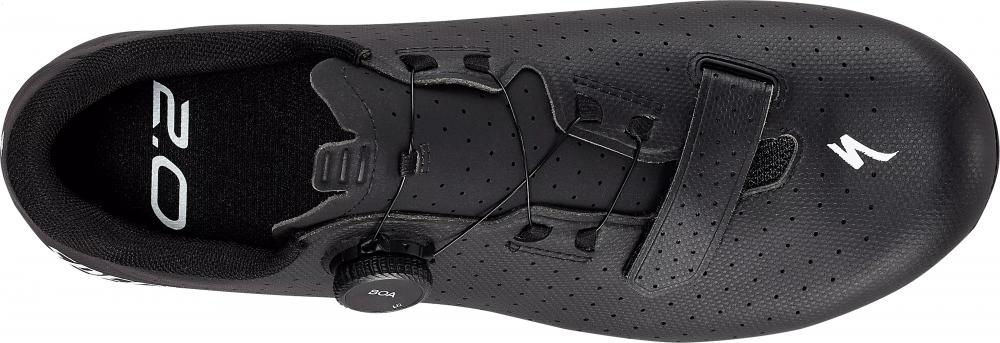 Specialized TORCH 2.0 RD Rennradschuh Schwarz Größe 44 - Leichter Carbon-Radsportschuh mit BOA-Verschluss
