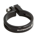 Supernova Sattelklemme 31,6mm schwarz für Rücklichtmontage, sicher und elegant.