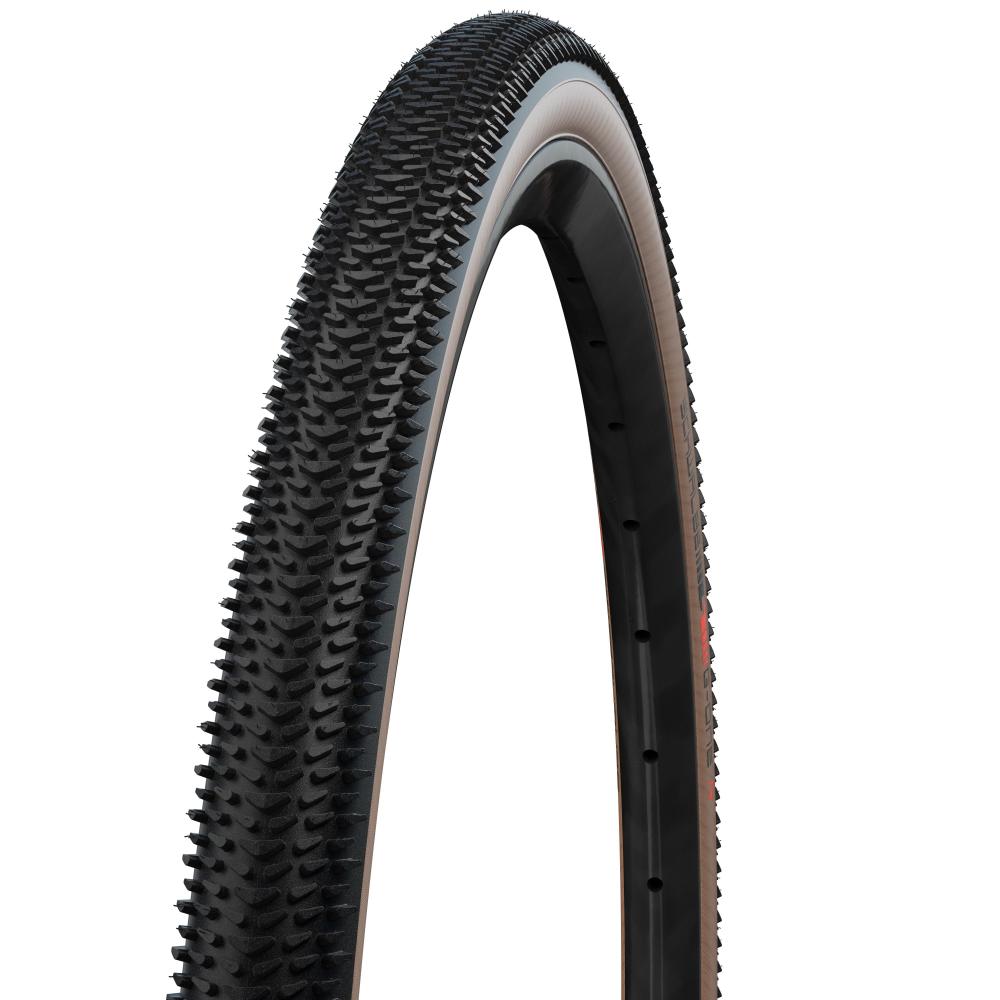 Schwalbe G-One R 28x1.70" (45-622) Evo Super Race TLE E-25 HS610, Addix Race Compound, transparent Skin, 520g, max. 4.0 Bar, für Gravel und Asphalt