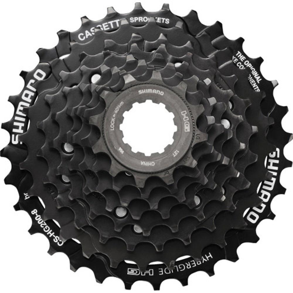 Schwarze SHIMANO ACERA CS-HG200 9-fach Fahrradkassette, 11-34 Zähne, Hyperglide HG