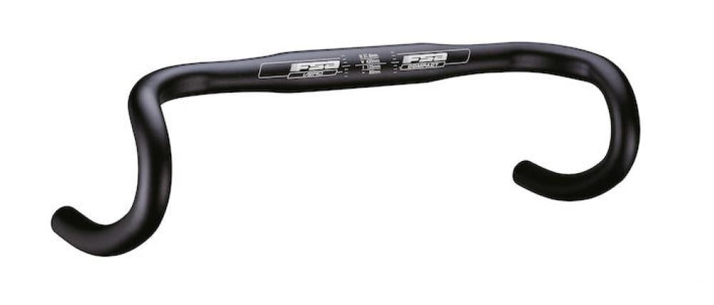 FSA Vero Compact Lenker 31,8 x 440 mm Schwarz - AL6061 Rennradlenker mit Drop-Design
