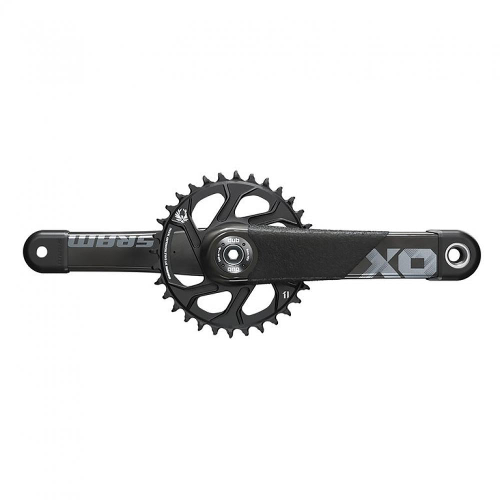 SRAM X01 All Downhill DUB Kurbelgarnitur 170 mm schwarz - maximale Kontrolle im Downhill