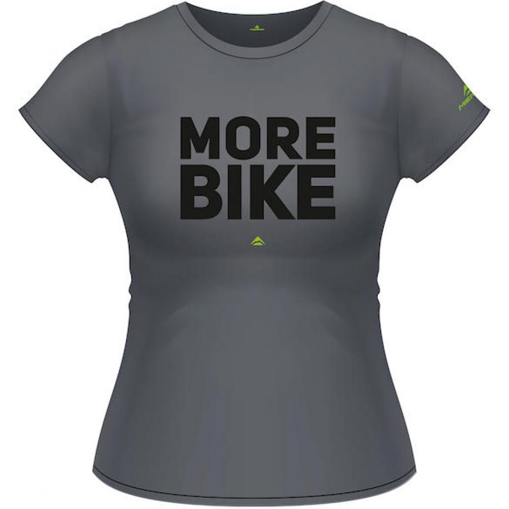 Merida T-Shirt MORE BIKE Edition Damen XS Grau - komfortables Bike-Freizeitshirt