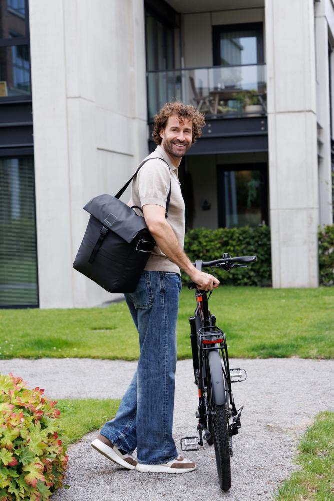 New Looxs Radtasche Leeds Single Black 18 l Black - praktische Alltagstasche fürs Bike