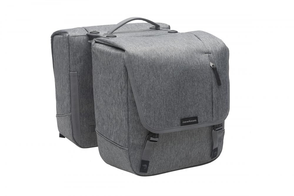 New Looxs Doppeltasche Nova Double Racktime grey 35x35x15 cm 32l