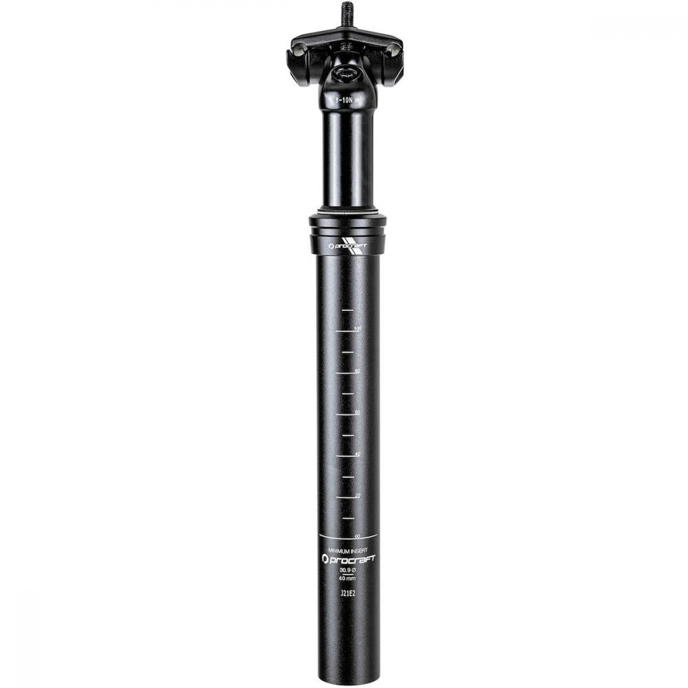 Suspension Pro Ii Sattelstütze 30,9 X 400 Mm Schwarz - Gefederte Komfort-sattelstütze Für E-bikes