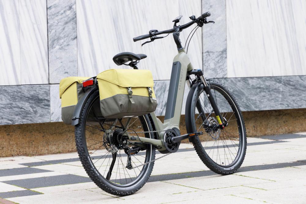 New Looxs Doppelpacktasche Oslo Joli Olive/Yellow Olive - viel Stauraum für Alltag und Tour