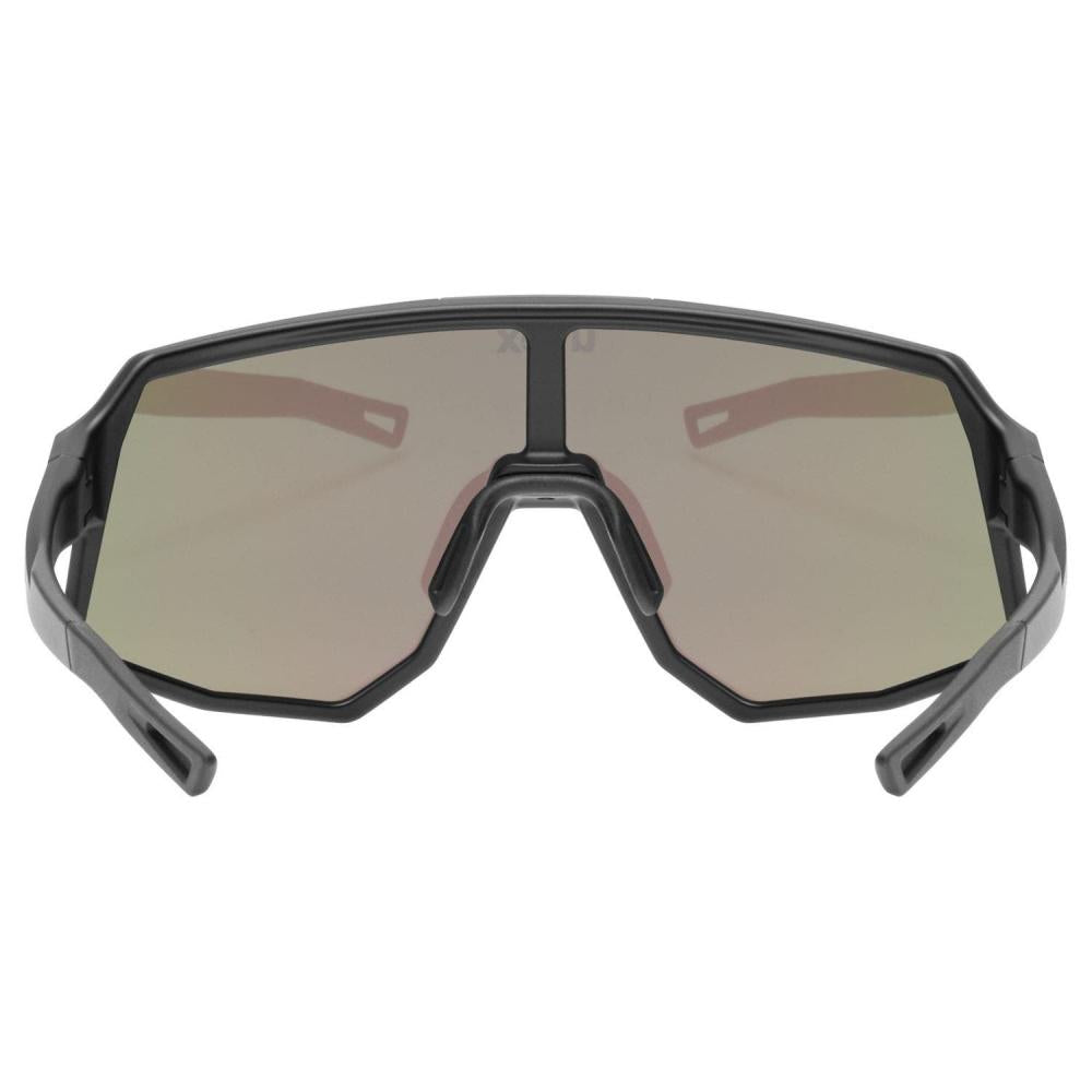 uvex Sequenze Black Matt - Mirror Green Sportbrille, Einheitsgröße
