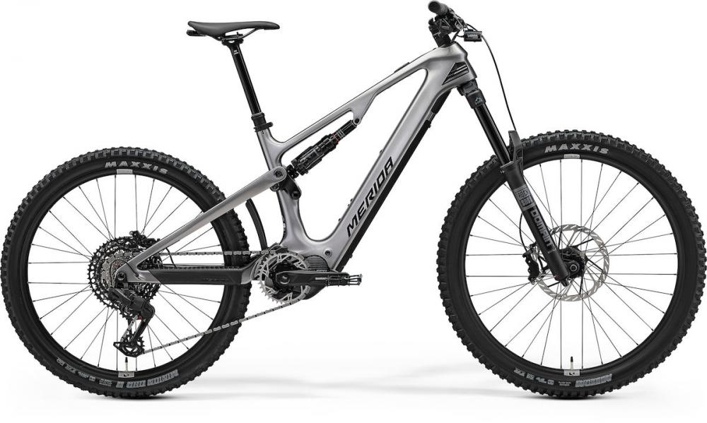 Merida eONE-SIXTY 6000 gunmetal grey(black) L grau - leistungsstarkes E-MTB für Trail und Enduro