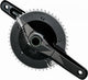 Vision Kurbelgarnitur Track BB386 Evo 1x 172,5 mm Schwarz - steife Bahnrad-Kurbel