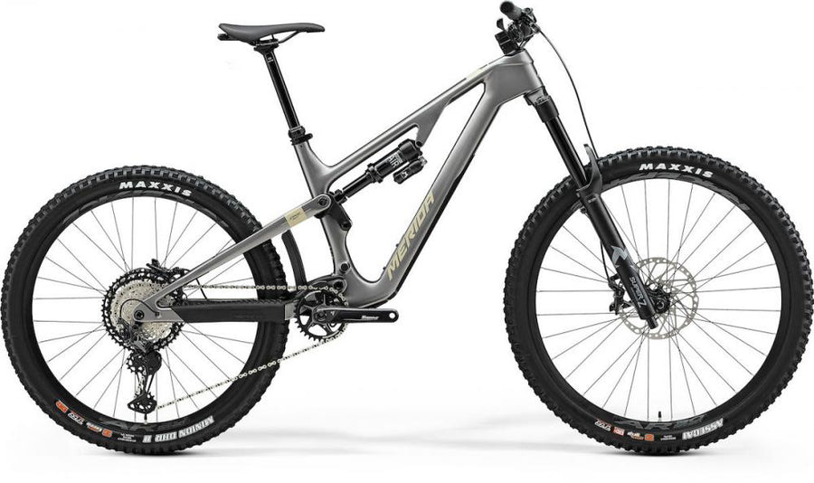Merida ONE-SIXTY 7000 III1 L gunmetal grey (earth powder) - Enduro Fully für aggressive Trails