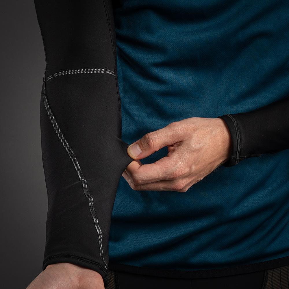 CHIBA Ärmling Winter - XL, schwarz, Thermofleece, reflektierend, atmungsaktiv
