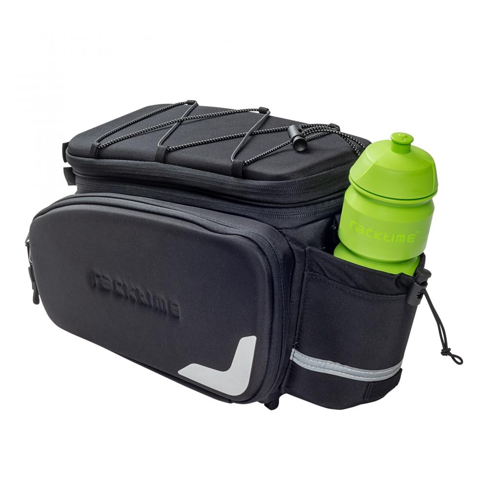 racktime ODIN 2.0 Gepäckträgertasche 8+11 Liter Schwarz - SNAPIT 2.0 kompatibel