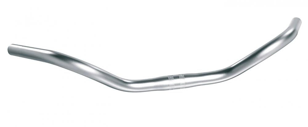 Ergotec Stuttgarter Lenker MAS Ø 25,4 mm 605 mm Rise 45 mm 53° silber