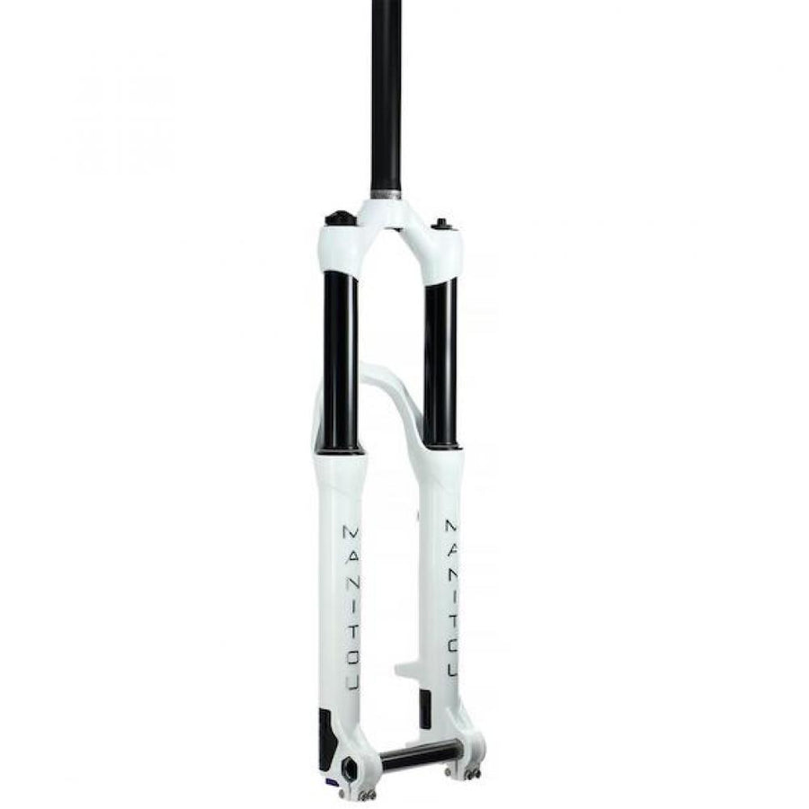 Manitou Federgabel Circus Expert 26" 100 mm Weiß - präzise Dirtjump-Performance