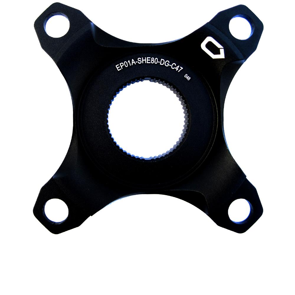 M-Wave E-Bike Spider Alu Kettenblatt 47 mm/BCD 104 mm Schwarz - Bosch Gen.3 kompatibel