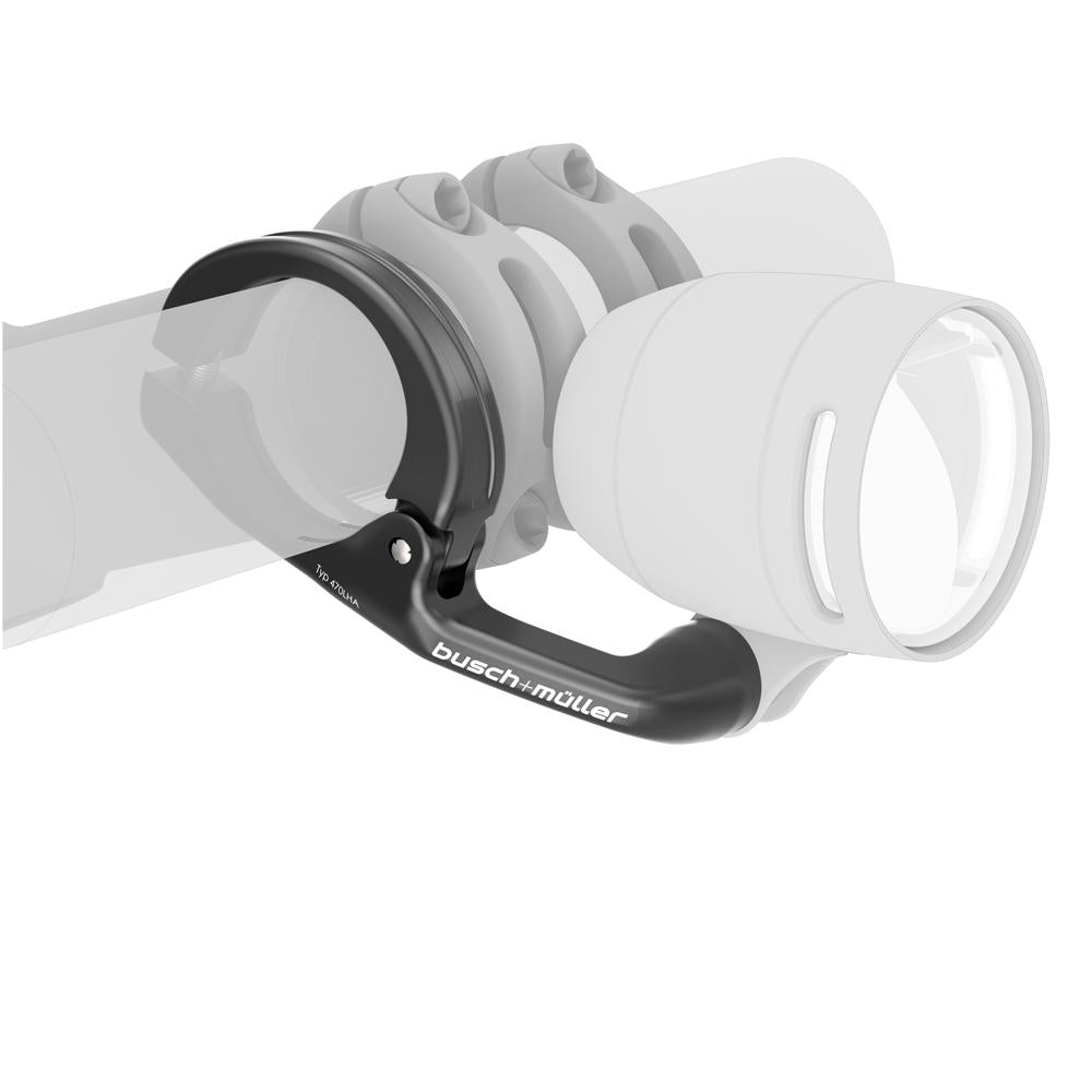 Busch + Müller Busch&Müller Alu Halter für Scheinwerfer am Lenker 25 - 25.4 mm - 4mm und 31 8 mm - Adapter