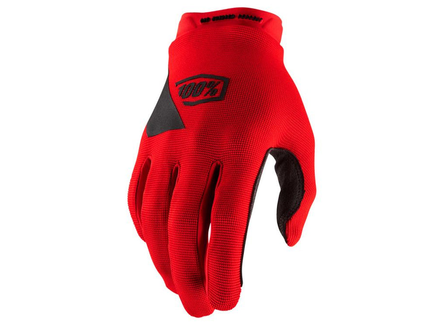 100% Ridecamp Youth Gloves L red - robuster MTB-Handschuh für junge Rider