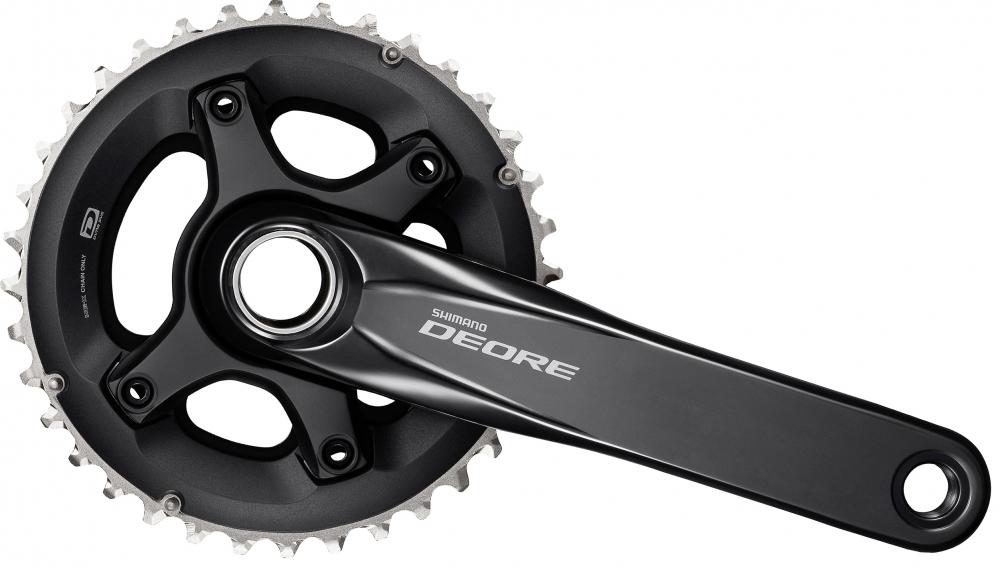 SHIMANO Kurbelgarnitur DEORE FC-M6000 Kurbelgarnitur - 10-fach, 170 mm, 34-24 Zähne, 24 Zähne