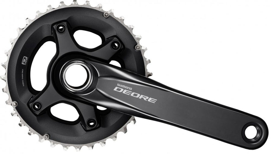 SHIMANO Kurbelgarnitur DEORE FC-M6000 Kurbelgarnitur - 10-fach, 170 mm, 34-24 Zähne, 24 Zähne