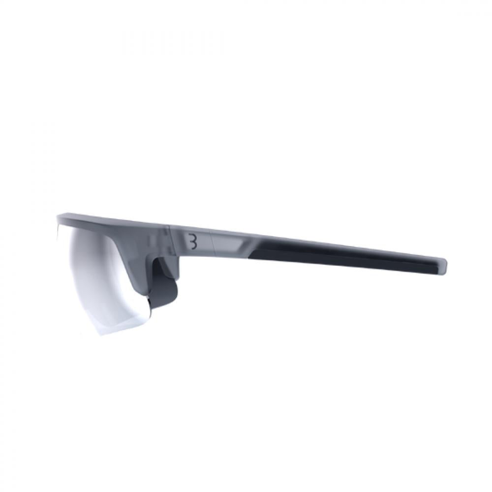 BBB Cycling Sportbrille Comet MLC silver matt Einheitsgröße matt - moderne Ausführung für Radsport