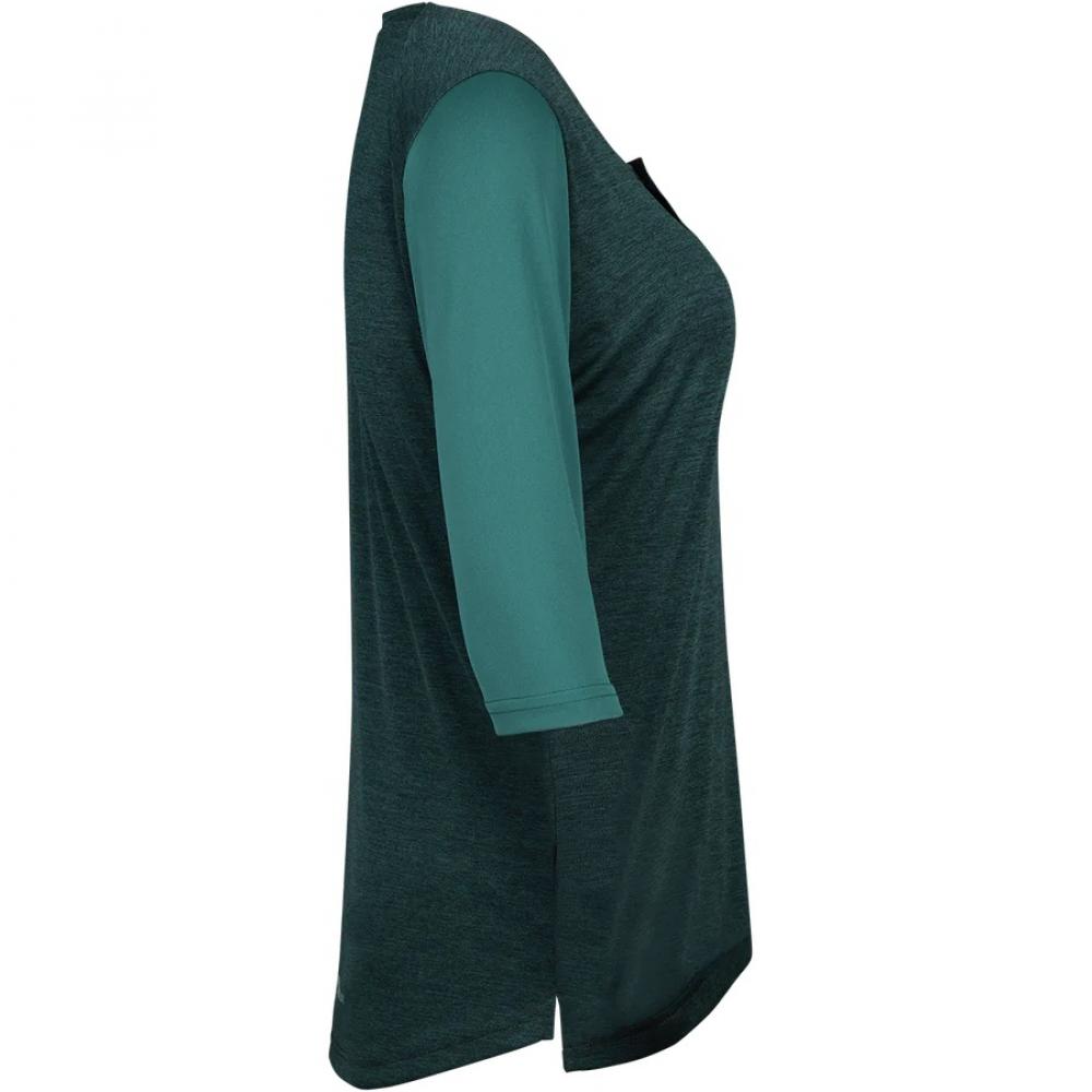IXS Sports Division iXS Carve X Women Henley 40 Everglade/Solid Everglade - atmungsaktives Bike-Jersey