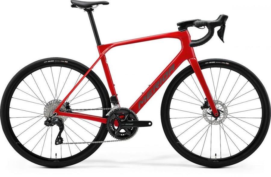 Merida SCULTURA ENDURANCE 6000 Rennrad - Größe XS - dark race red-gunmetal grey - Carbon - Shimano 105 Di2