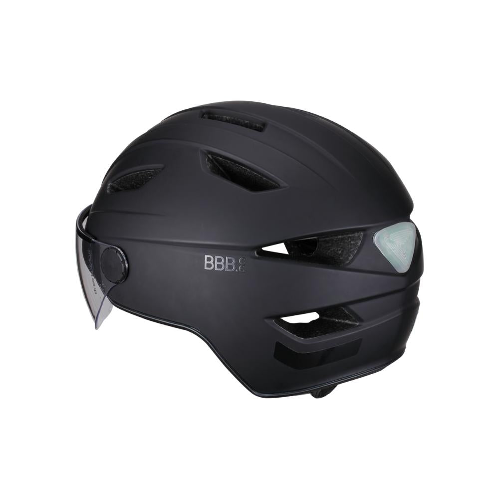 BBB Cycling Helm Move Faceshield M Matt Schwarz - sicherer Speed-Pedelec- & E-Bike-Schutz