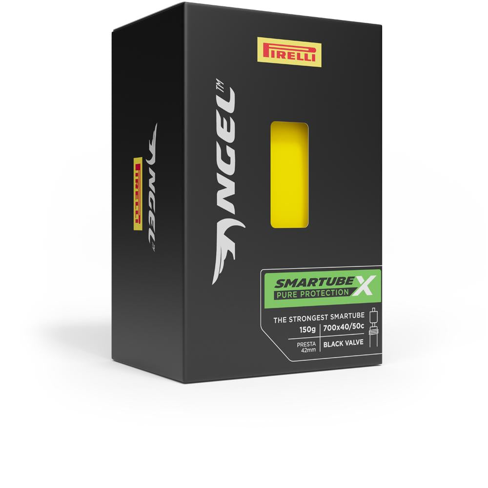 Pirelli Angel SmarTUBE X Fahrradschlauch 28 Zoll 42 mm SV - Ultraleicht aus TPU-Material