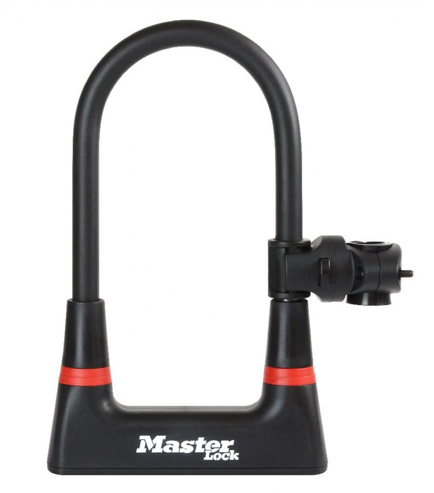 Master Lock, Bügelschloss 8279, mit 7-Stift-Zylinder mit 4 Schlüsseln, Schlosskappe & Universalhalterung , Bügeldicke 14mm, Länge 210mm, …