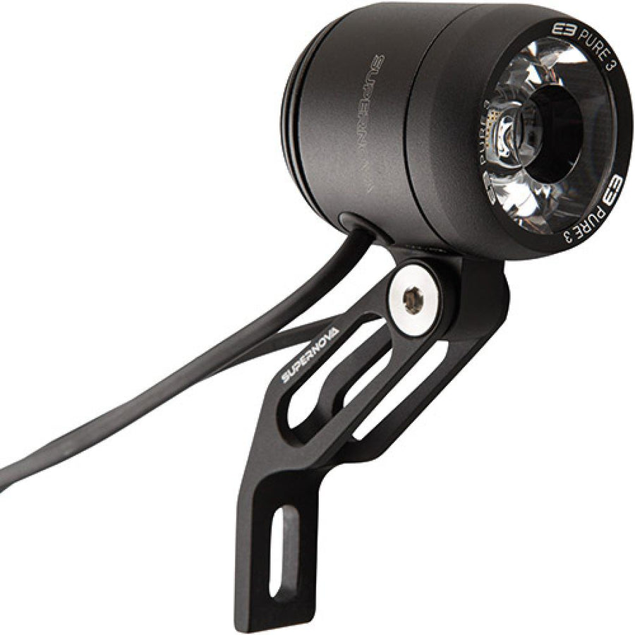 Supernova E3 Pure 3 Dynamoscheinwerfer - extrem heller, minimalistischer LED-Fahrradscheinwerfer