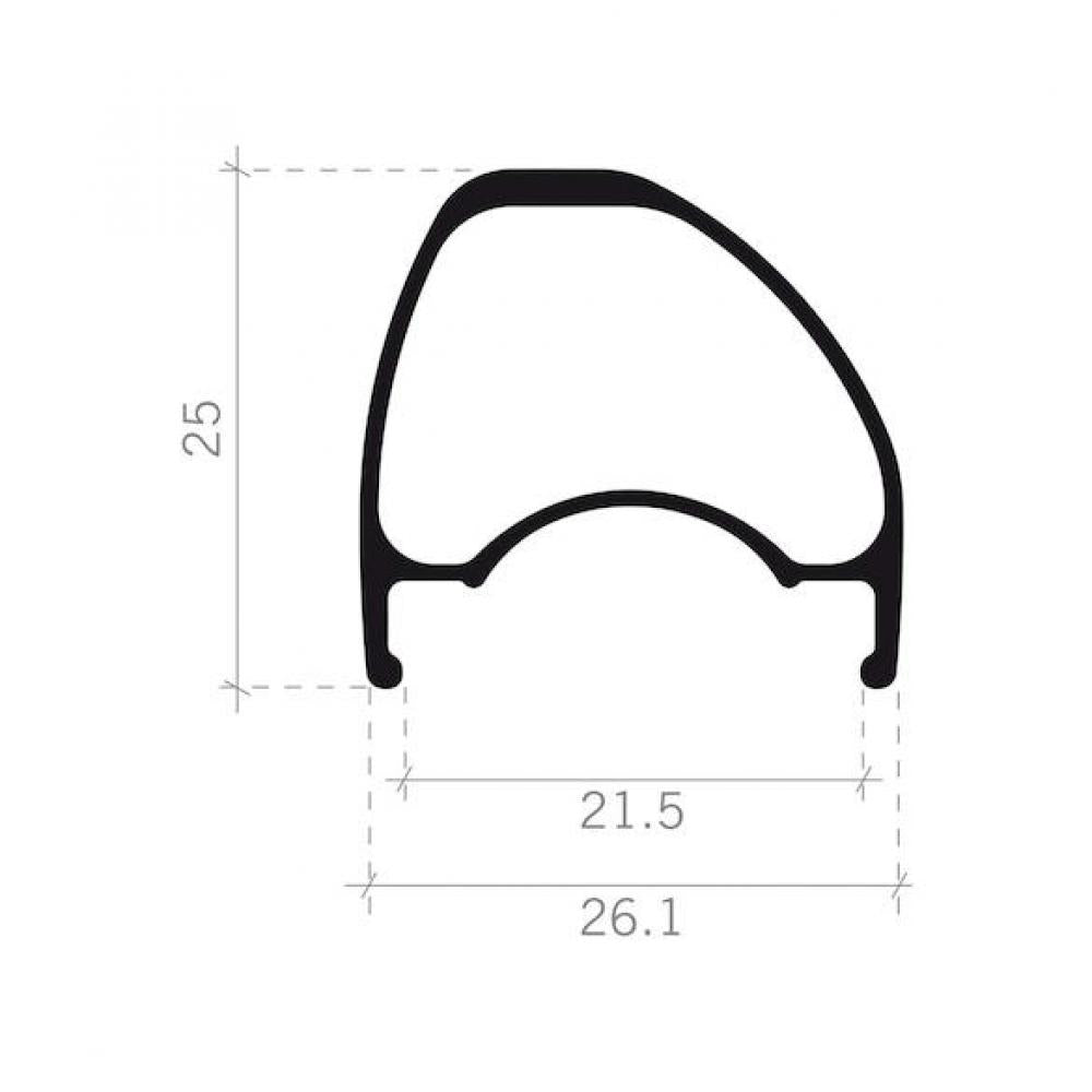 FSA Laufradsatz SL-K AGX 27,5" 584x21,5 mm Schwarz - leichter Gravel- und CX-Laufradsatz