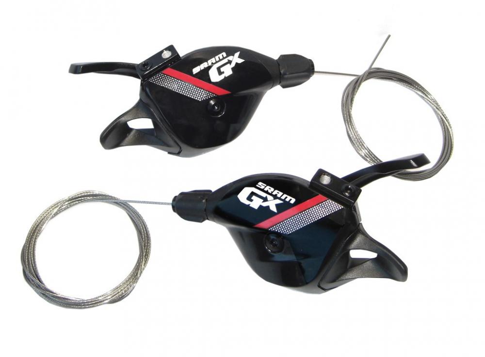 SRAM Trigger GX 2x11 hinten / schwarz-rot / 11-fach - 2x11, 11-fach, rot