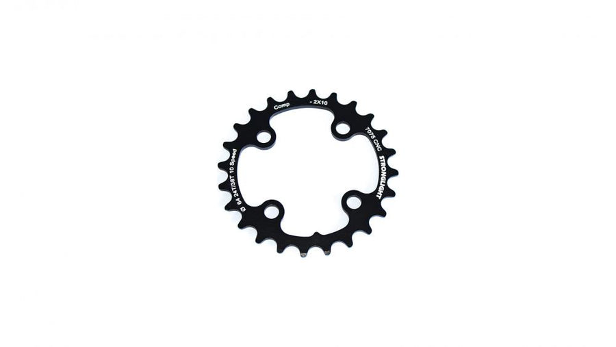 Stronglight Kettenblatt CT2 schwarz 4A 27 Zähne 64mm Lochkreis 10-fach CNC.