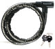 Master Lock Kabelschloss PanzR 22 mm x 2000 mm Schwarz - extra sicheres Fahrradschloss mit Schlüssel