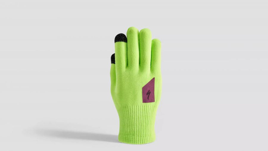 THERMAL HYPRVIZ KNIT GLOVE LF PYRNYEL M - Thermische Hochsichtbarkeits-Strickhandschuhe Gelb Größe M - Bekleidung