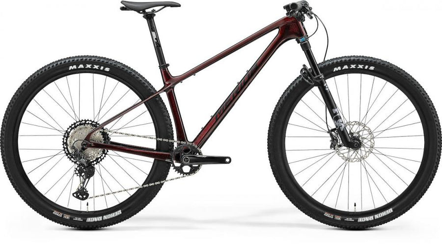Merida BIG.NINE XT III1 burgundy red(black) M BURGUNDY RED(BLACK) - sportives Hardtail für anspruchsvolle Trails