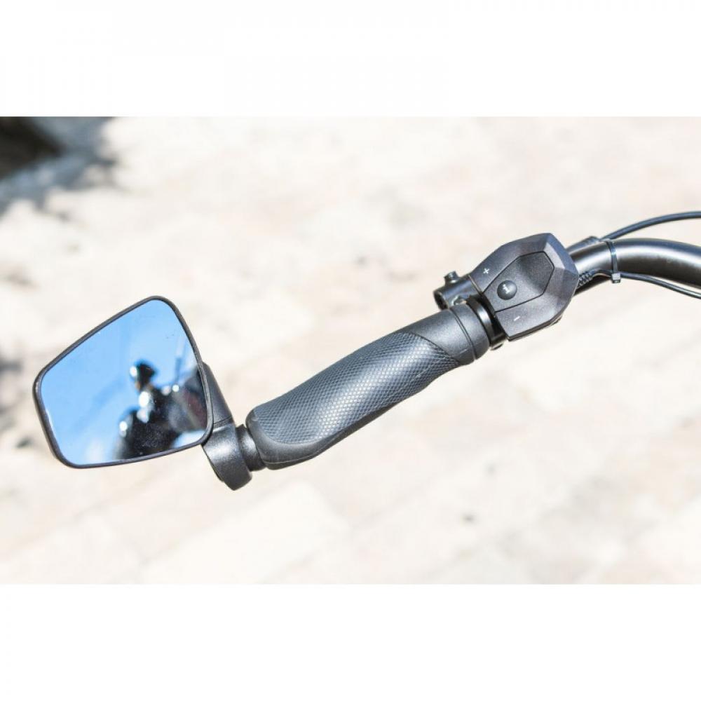 Zéfal Dooback II Fahrradspiegel links am Lenker, klappbar, konvex, E-Bike-kompatibel.