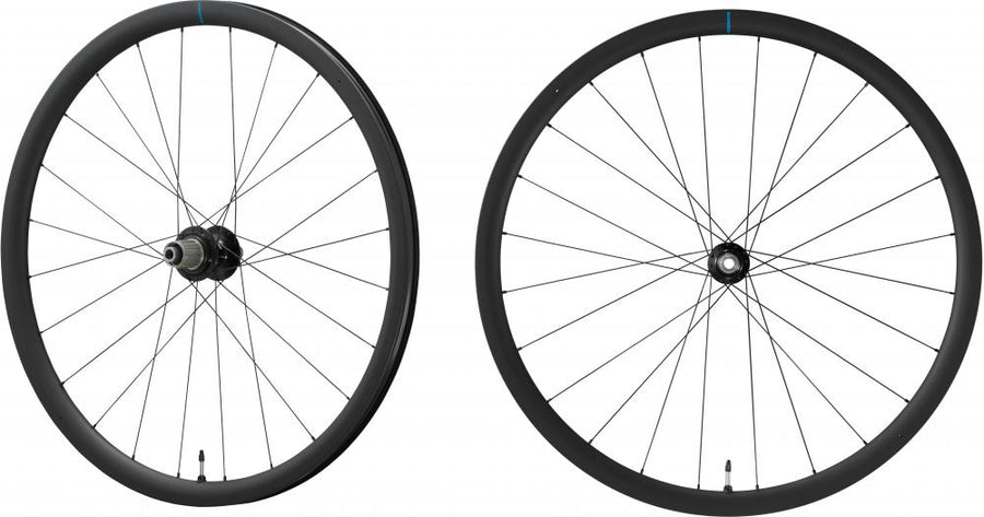 SHIMANO Laufradsatz GRX WH-RX880 700C HG Laufradsatz 24 Loch Center-Lock 100x12 mm