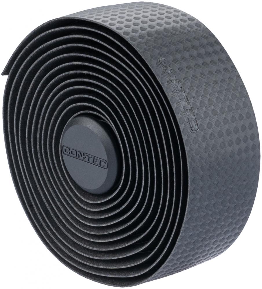CONTEC Lenkerband "Prestige.Carbon"nSB-verpackt, PU, 200cm lang, 3cm breit, 2,5mm MaterialstärkenLenkerband in Carbon-Optik aus EVA-Schaum-Matrix, mit eingeprägtem CONTEC-Branding, Schaumstruktur dämpft Vibrationen und vermeidet Druckbelastungen erheblich
