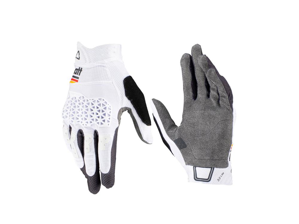 Leatt Glove MTB 3.0 Lite Langfinger-Handschuh S Weiß - Superschlanker Aufprallschutz
