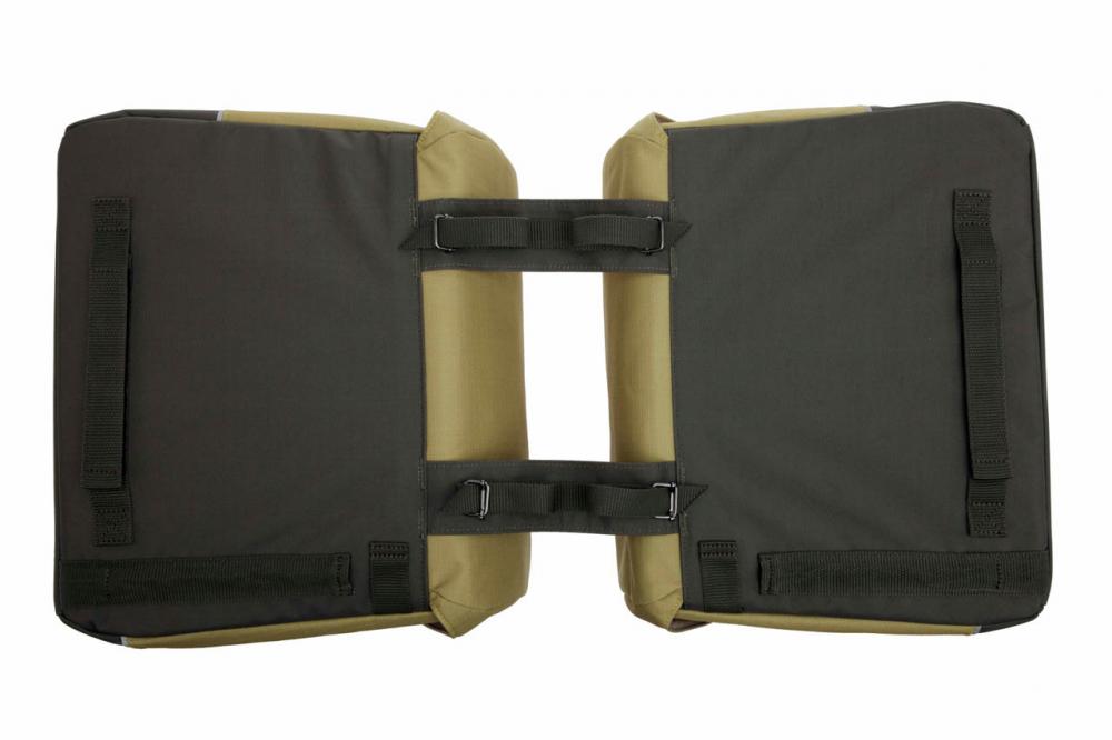 New Looxs Doppelpacktasche Oslo Joli Olive/Yellow Olive - viel Stauraum für Alltag und Tour