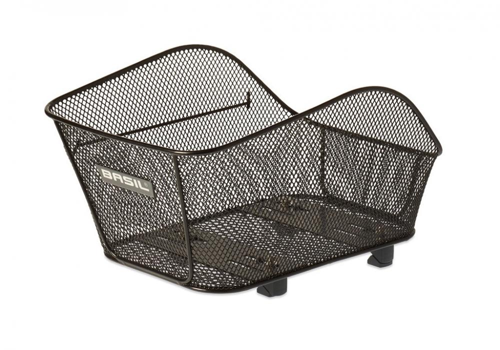 Basil Hinterradkorb Icon S 34x29x23 cm schwarz engmaschig