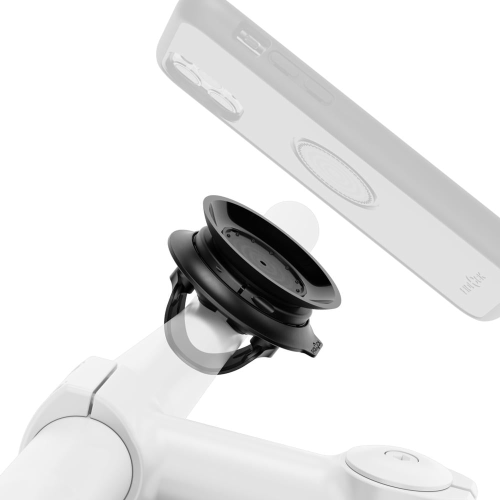 Fidlock VACUUM Handlebar Base Magnetische Smartphone-Halterung für Fahrradlenker, kompatibel mit VACUUM Cases, einfache Montage, 360° drehbar, für Rohrdurchmesser 2246 mm