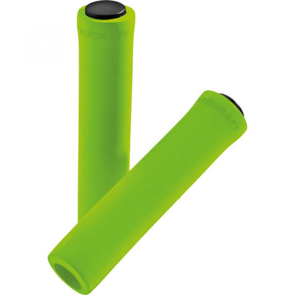 Prc Sg1 Lenkergriffe 130 Mm Grün - Medizinisches Silikon Ohne Lockringe