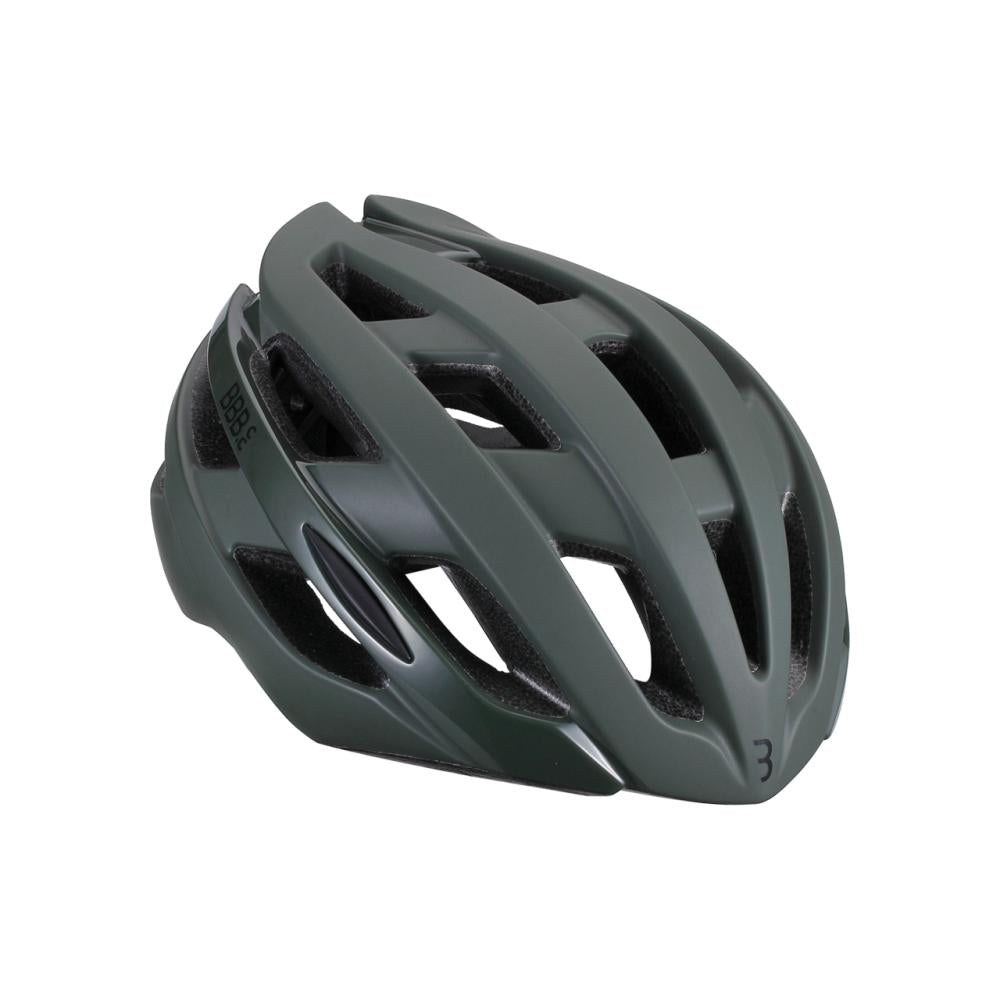 BBB Cycling BBB Helme Hawk M (54-58cm) M matt olivgrün - leichter Allround-Rennradhelm mit Top-Belüftung