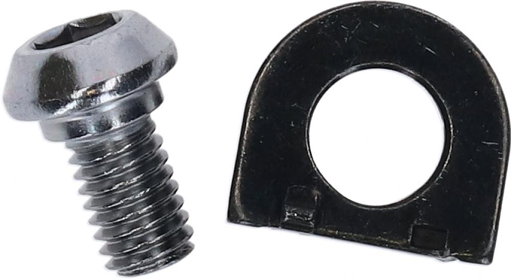 SHIMANO Kabel-Befestigungsschraube für RD-M6000 GS inkl. Gegenplatte - 7 g