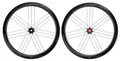Schwarzer Campagnolo Bora Ultra WTO DB 45 Carbon Laufradsatz für Rennräder, 2-Way Fit, N3W