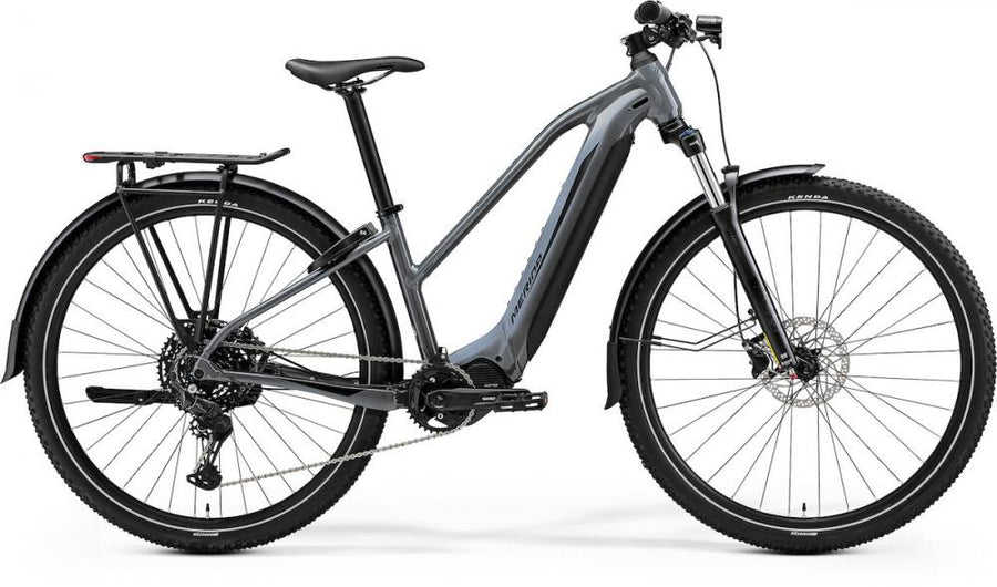 Merida eBIG.TOUR 475 EQ IV2 L grau/schwarz - komfortables E-Trekkingbike für Alltag und Tour