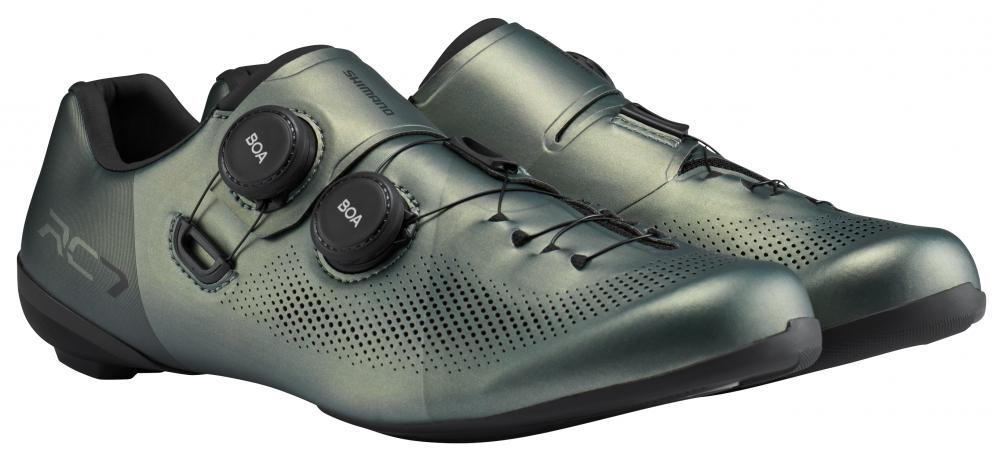 SHIMANO Fahrradschuhe RC703 Herren/Damen Road SPD-SL Fahrradschuhe Größe 49, Grün